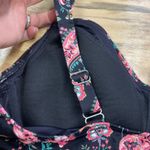 Lands' End  Swim Top Tankini Womens Black Paisley Underwire Built in Bra Size 18W Photo 6
