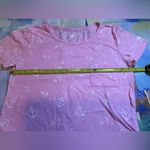 Disney  Cruiseline pink anchor’s woman’s shirt size medium Photo 2
