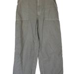 Abercrombie & Fitch Olive Green Denim Cotton Cargo Pants Utility Pant Size Small Photo 0
