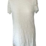 Lulus Lulu’s Take Me to Brunch Dress M Womens Lace Shift Scalloped Round Neck Photo 0