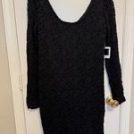 Jessica Simpson Black Floral Lace Dress Size L Photo 0