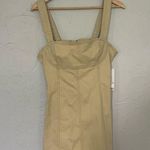 Urban Outfitters  Corduroy Tank Tan Mini Dress with Back Cutout NWT size Large Photo 0