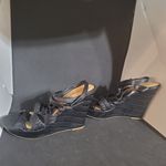 Top Moda  Black Wedge Heel Sandals (10) Photo 4