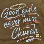 Eric Church Good Girls Never Miss Church T Shirt Black Large Graphic Tee Photo 1