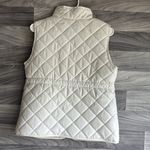 st. john's bay  Cream Vest with Gold Zipper Photo 3