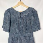 Banana Republic Blue Geo Print Silk Mini Dress 0 Photo 4