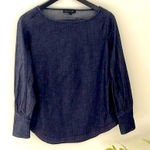Banana Republic Banana‎ Republic Denim Crewneck Top. Size XS Photo 0