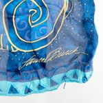 Bundle Lot (2) Laurel Burch & Unbranded 100% Silk Scarves Cats Butterflies Pink Photo 7