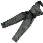 Paige Maisie Jumpsuit in Gold Metallic Foil Photo 2