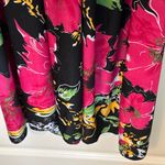 Halter Top Maxi Floral Black and Pink Dress Women's Sz XL Photo 4
