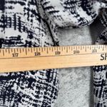 Banana Republic  Dress L Black White Abstract Print Preppy Office Business Party Photo 10