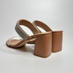 Chinese Laundry  Yas Rhinestone Heeled Sandal in Sunkiss Nude Photo 4