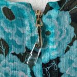 Juicy Couture  Blk Label Blk/Turq Floral Maxi Dress Photo 6