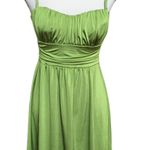Speechless 2000s Y2K Stretch Chartreuse Green Bright Spaghetti Strap Dress S Photo 0