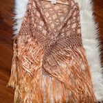 NWT gorgeous Santa Barbara designer Kristina Valencia shawl Orange Size undefined Photo 4