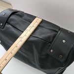 Lanvin Black Leather Tote Shoulder Bag Large Leather Satchel Bag Photo 6