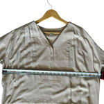 Diane Von Furstenberg ‎ Short Sleeve Tunic Top/Dress. 100% Silk,Tan Khaki. Sz 14 Photo 1