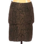 BCBGMAXAZRIA  | Snakeskin Print Pencil Pavel Skirt Bodycon Bandage Size S Small Photo 1