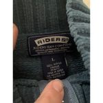 Riders By Lee Riders jean company full zip knit aztec print beaded sweater woman’s size large Photo 2