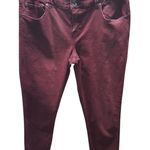 Torrid Women's Burgundy Jeans Sz-12T JEGGING Photo 0