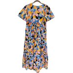 Anthropologie  Somerset Maxi Dress XL Abstract Colorful Boho Tiered Flowy Photo 2