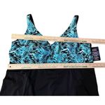 Swim365 Swimdress Womens 30 NEW Turquoise Black Blue Photo 5