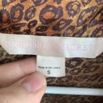 Victoria's Secret  Brown & Leopard Print Pajama Long Sleeve Shirt Photo 2