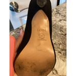 Lodi newgel sculpted heel black suede pumps size 37 Photo 8