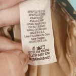 Ladies Bronze Boho Animal Print Sleeveless Beaded Body Con Dress Size Medium Photo 2