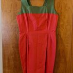 Laura Ashley Vintage Color Block Fitted Dress Made British Hong Kong NWT 12 Photo 15