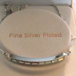 Swavorski Swarovski Baguette Crystal Slider Bracelet SilverP Photo 0