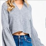 Wild Honey Cropped Hooded Knit Top‎ Photo 4
