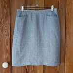 Talbots Vintage Irish Linen Micro Houndstooth Print Pencil Skirt ~ Size 10 ππ Photo 0