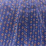 A loves A   Silk Navy Ruched Ruffle Long Sleeve Blouse Top  Long Sleeve Photo 3