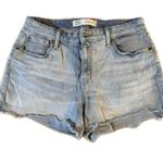 Levi's Women's Levi’s High‎ Waist Light Wash Denim Shorts 31/12 Frayed Hem Photo 0