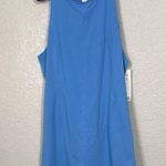 Lululemon  Organic Cotton Cinched Waist Dress in pool party blue size XL Photo 2