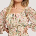 Lost + Wander  Wildflowers Mini Dress- Pink Floral Photo 1
