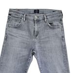 Citizens of Humanity Elsa Jeans Womens 28 Gray Distressed Mid Rise Slim Crop Photo 1