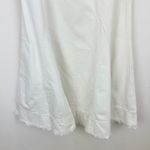 Madewell Fluted Midi Skirt Tile White Rigid Denim High Rise Minimalist US 25 NWT Photo 12