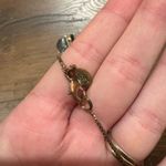 Loft π Gold Necklace with Black Stone Marble Effect Pendant Photo 3