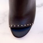 Givenchy studded black leather slingback mules slides sandal mismatched 35 36 Photo 9