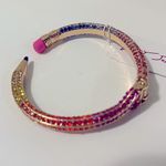 Betsey Johnson NWT  Rhinestone Pencil Bracelet Photo 5