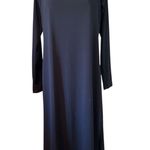 H&M  Black Long Sleeve Cowl Neck Maxi Dress XL Photo 0