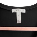 Leith Black Ruched Black Tank Top NWOT Photo 4