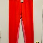 Wilo Active Bright Orange/Pink Activewear Leggings Size Medium Orange Photo 0