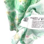 ZARA  Satin Green Floral Print Midi Dress Photo 8