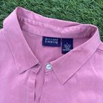 Hillard & Hanson Vintage  Silk Long Sleeve Button Up Shirt Photo 1