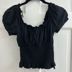 Hollister Black holster puff sleeved top Photo 0