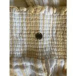 Rip Curl  Yellow and White Striped Wide Leg‎ Cotton Pull On Pants Size Small Photo 4