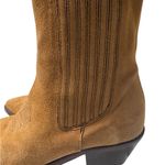 Zadig & Voltaire Suede Western Ankle Boots Size 37 Photo 5